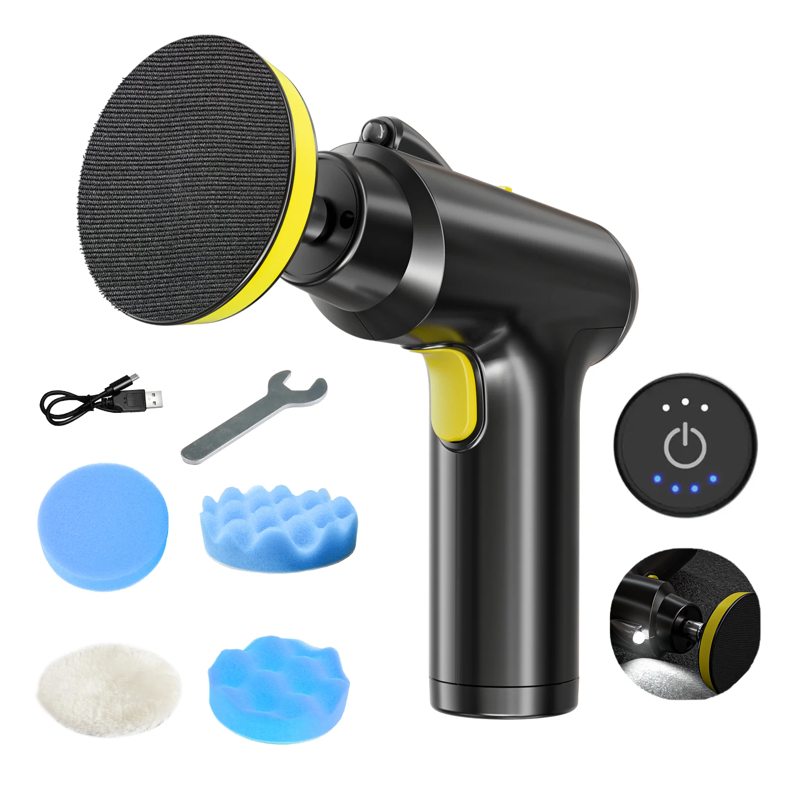 New Product Ideas 2023 Car Buffer Polisher Detailing Equipment For Car Wax Buffing Machine