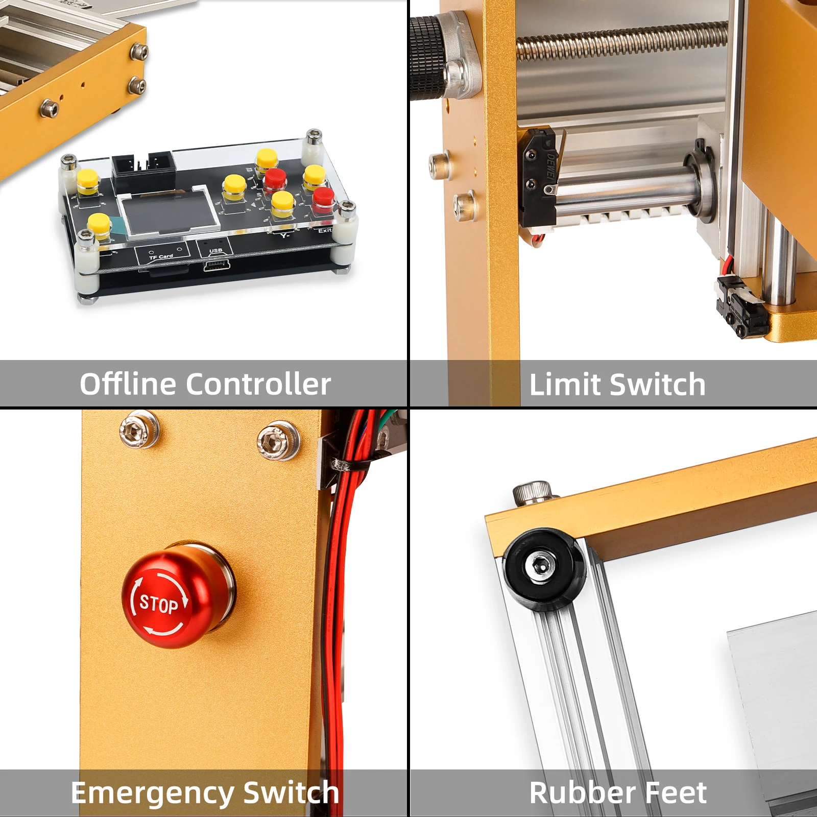 Reliable CNC Router 3018 Pro Max 500w spindle motor with 5.5w and 10W Laser for Advanced Wood and Metal Cutting
