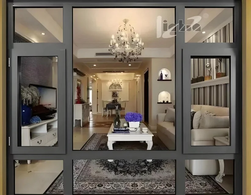 Aluminum alloy sliding system glass sliding door different colour Windows