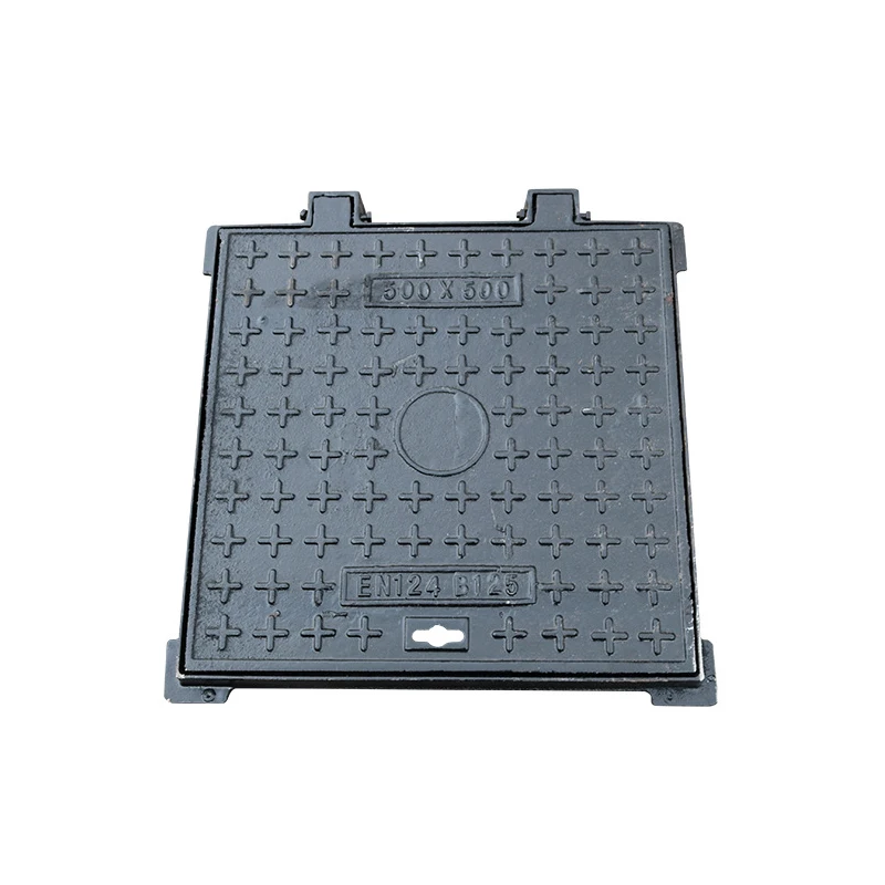 50*50 ductile iron manhole cover   C250 square  Customized Size Ductile Iron Cast Manhole Cover