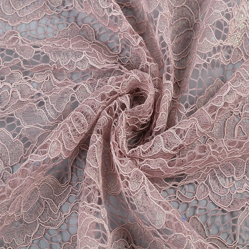 Embracing green living, 2024 Spring High-End Lace Fabric crafted from eco-friendly materials showcasing natural beauty