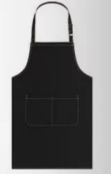 Amazon Wholesale  Chef Cooking Apron Custom Logo Half Waist Maid With Pocket