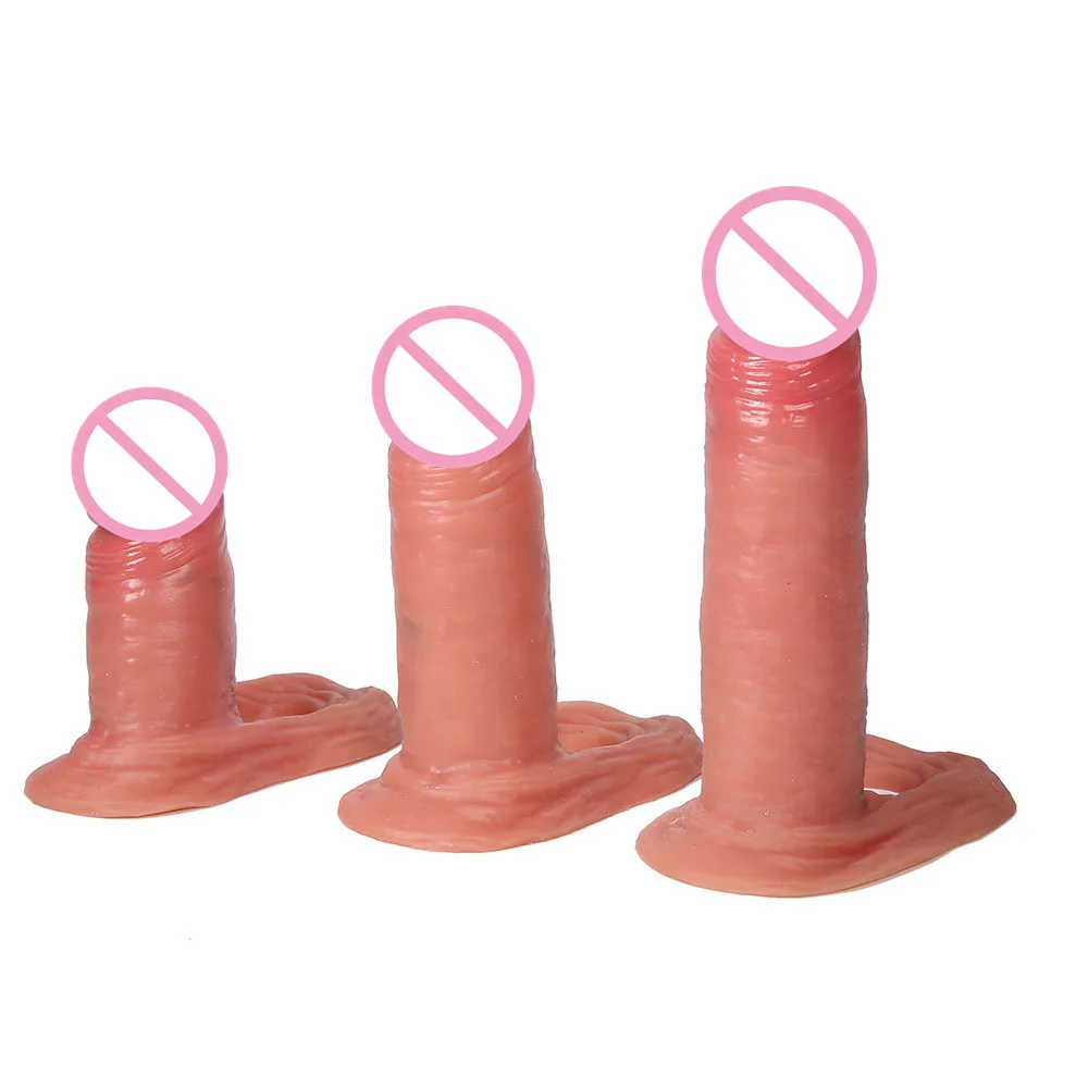 Realistic Big Thick Size Artificial Penis Reusable Silicone Penis Sleeve