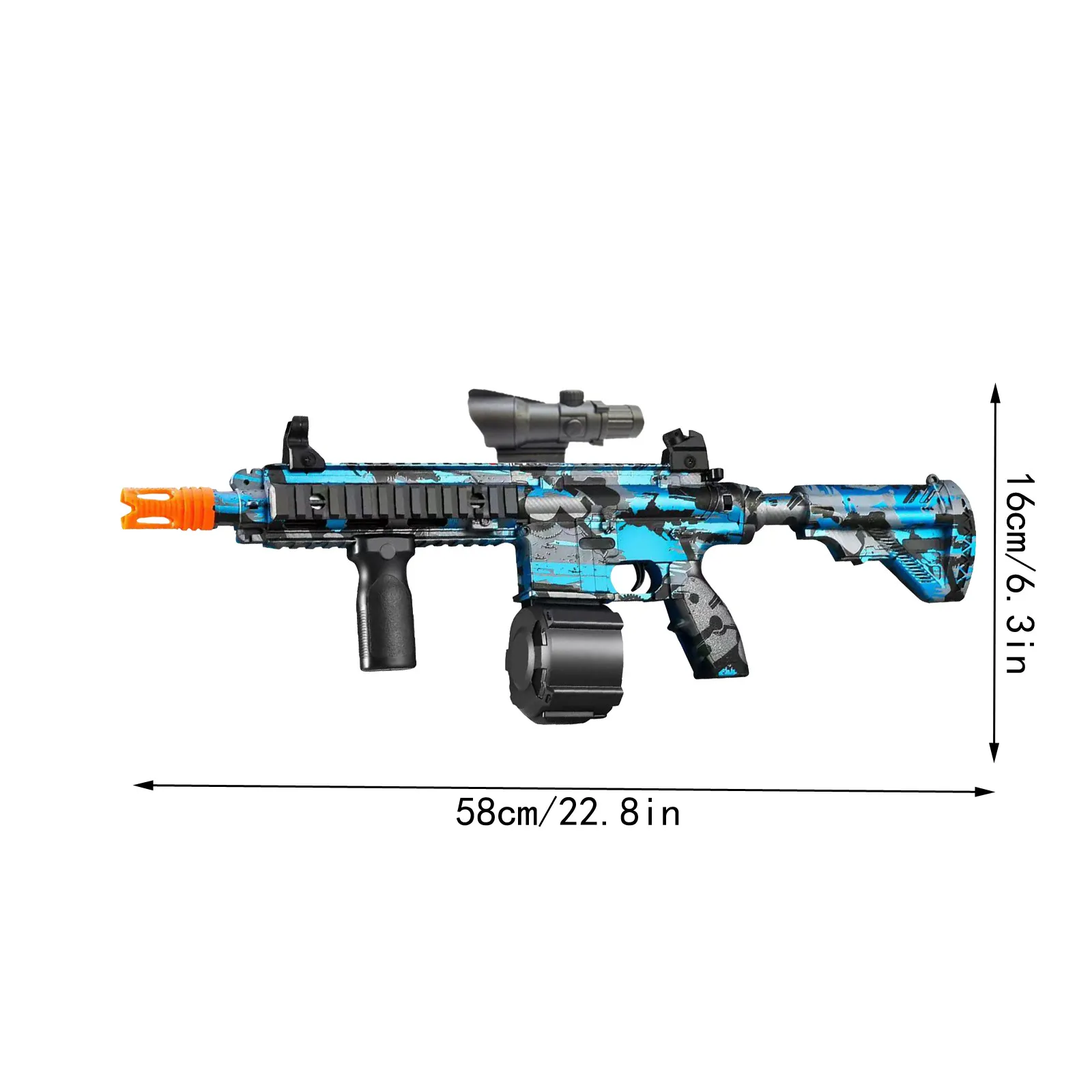 Новый M416 брызги пистолет 2-в-1 гель мяч Blaster с 15000 eco-friendly в воде, детские игрушки, игрушки для улицы