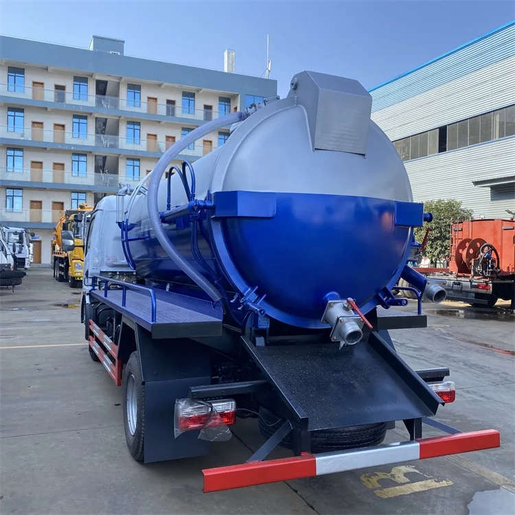 Dongfeng 8 cbm канализационные всасывающие грузовики с jurop вакуумный канализационный насос 6 колес всасывающий грузовик экспортируется на Филиппины