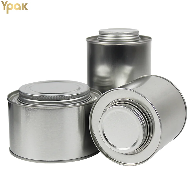 Rts Wholesale 50G 100G 150G 200G 250G Empty Metal Tin Can Tinplate Cans Box Coffee Beans Packaging With Valve