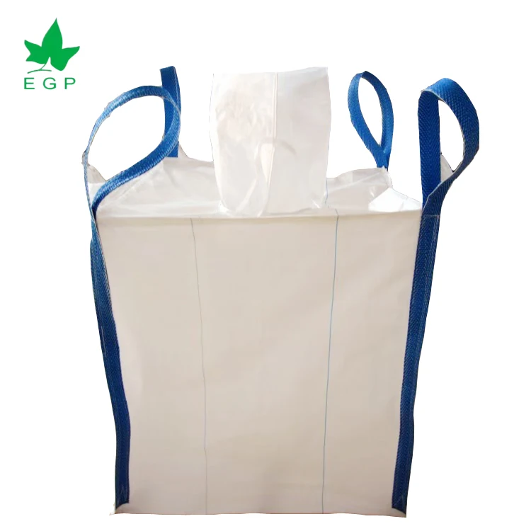 EGP 1000kg coal packing big bags bulk bag for mining 1 ton black color jumbo bag