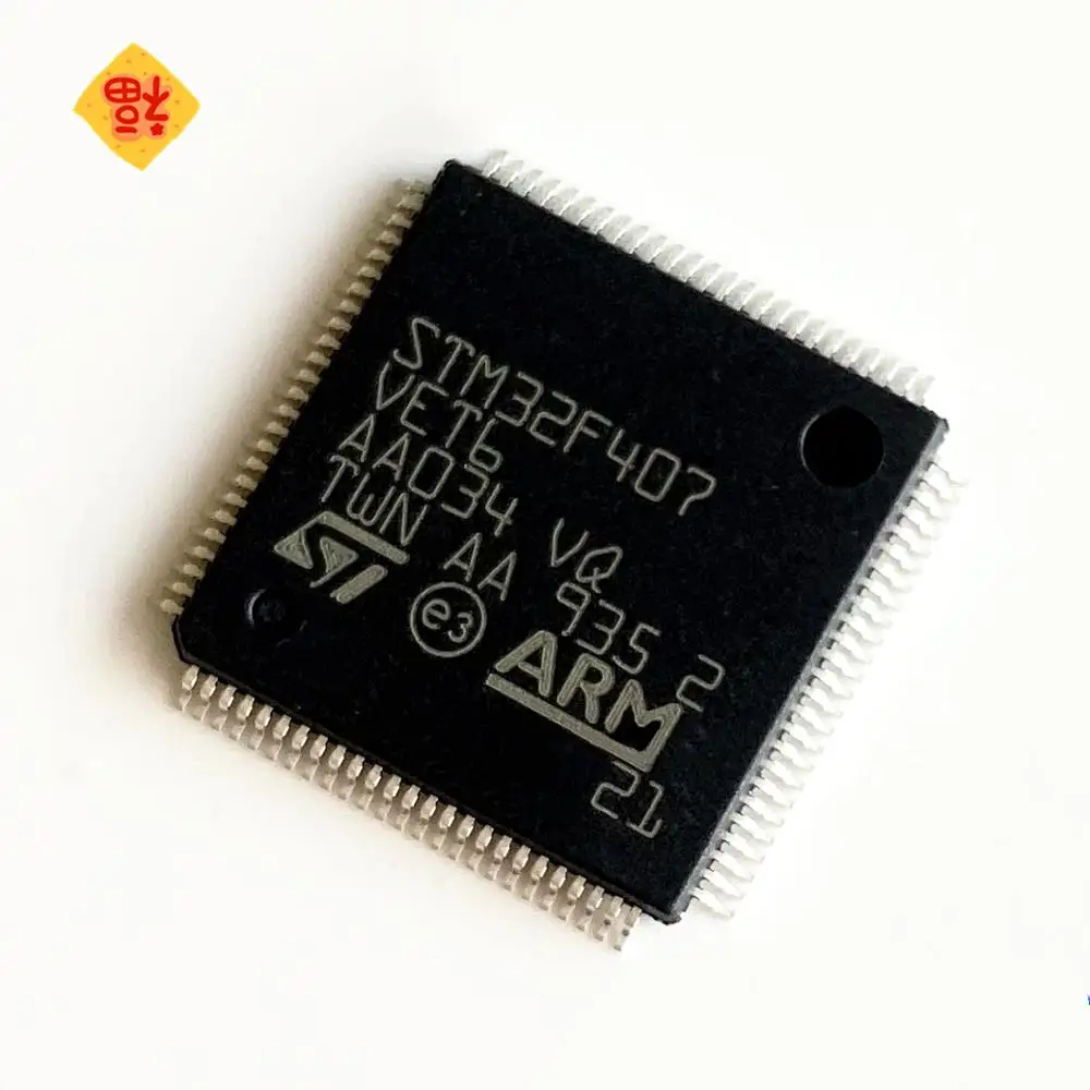 New and Original STM32F407VGT6 Microelectronics 32-bit microcontroller Integrated Circuits STM32F407 IC Chip