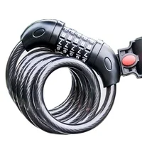 XMM-8812 Сверхмощный Замок для горного велосипеда U-образный Комбинированный стальной кабель проволока ПВХ пластиковый замок