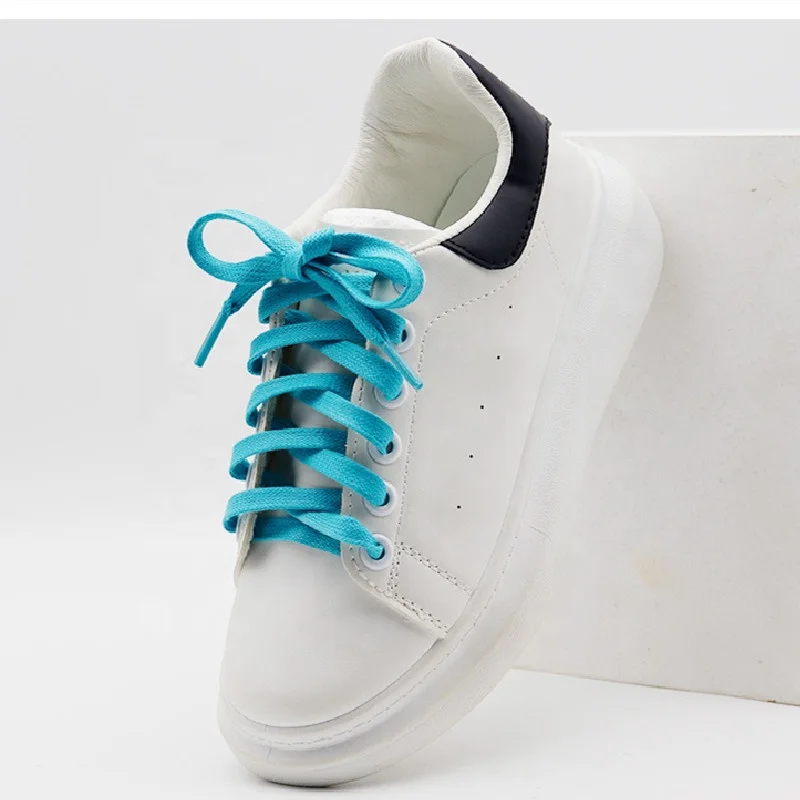 Fashion Flat Waxed Cotton Shoe Laces Unisex Boots Casual Sneakers Shoelace Leather Laces Shoes Boots Waterproof for Shoelaces