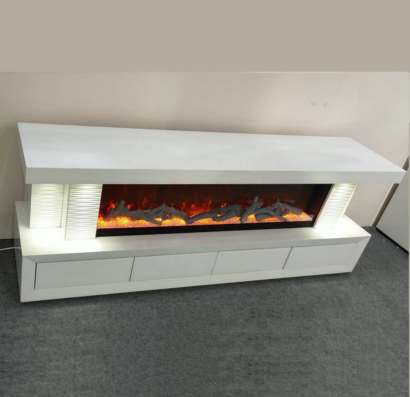 Guanding Modern European Classic Luxury TV stand Glam Luxury Living Room Furniture Exquisite interior Design wooden Tv Cabinet