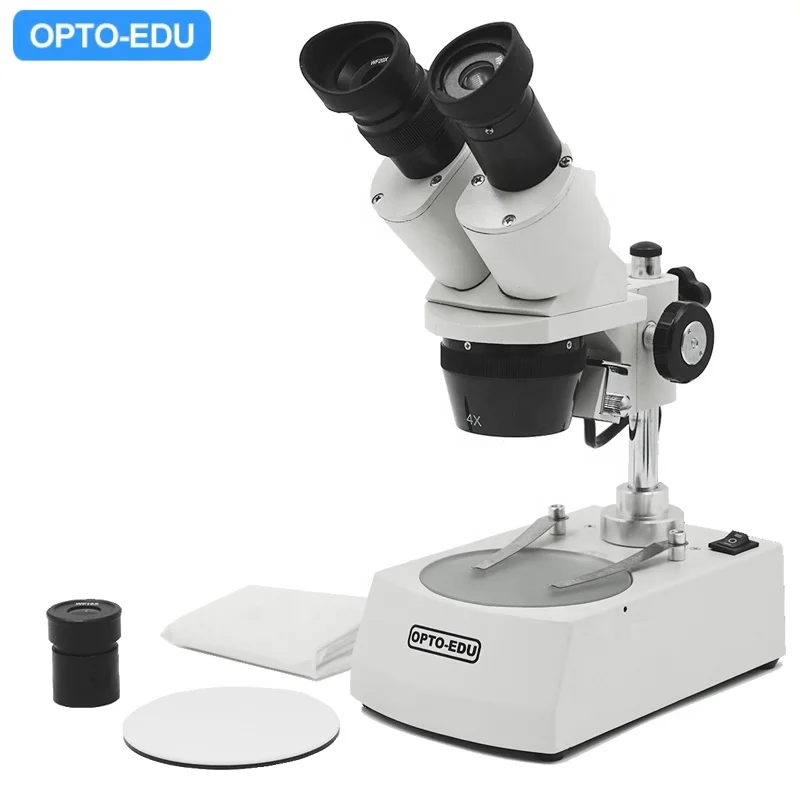 OPTO-EDU A22.1504-C 2x/4x Stereoscopic Binocular Stereo Microscope