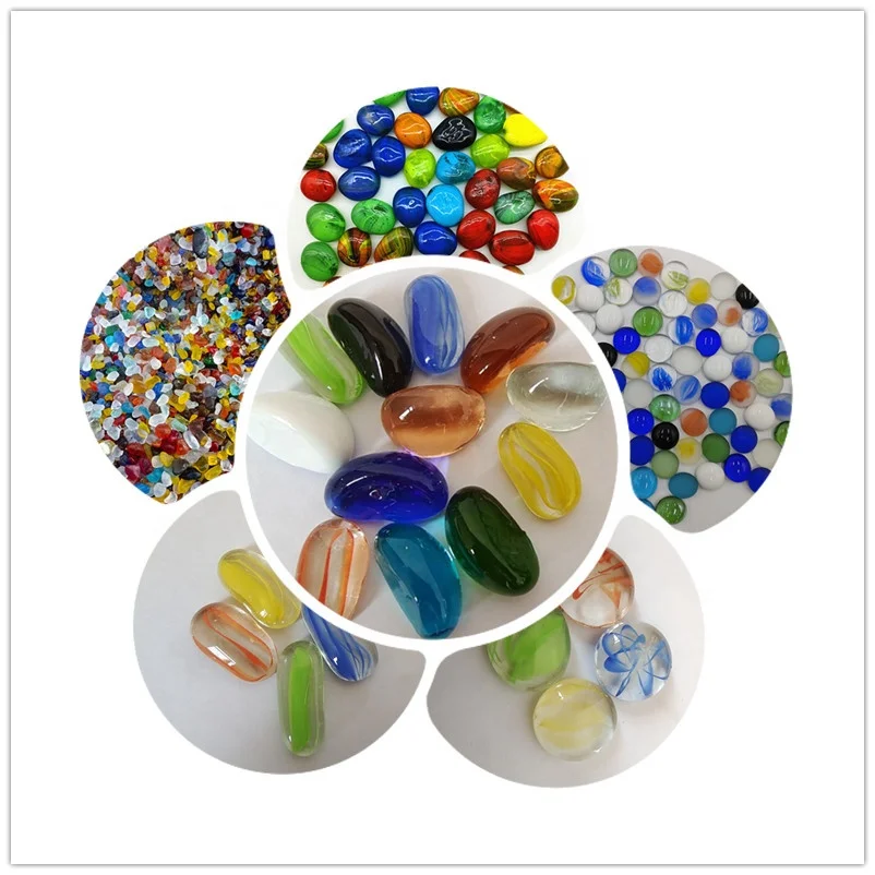 Manufacturers wholesale boutique colorful pebbles Yuhua stone garden decoration paving bottom stone garden landscape
