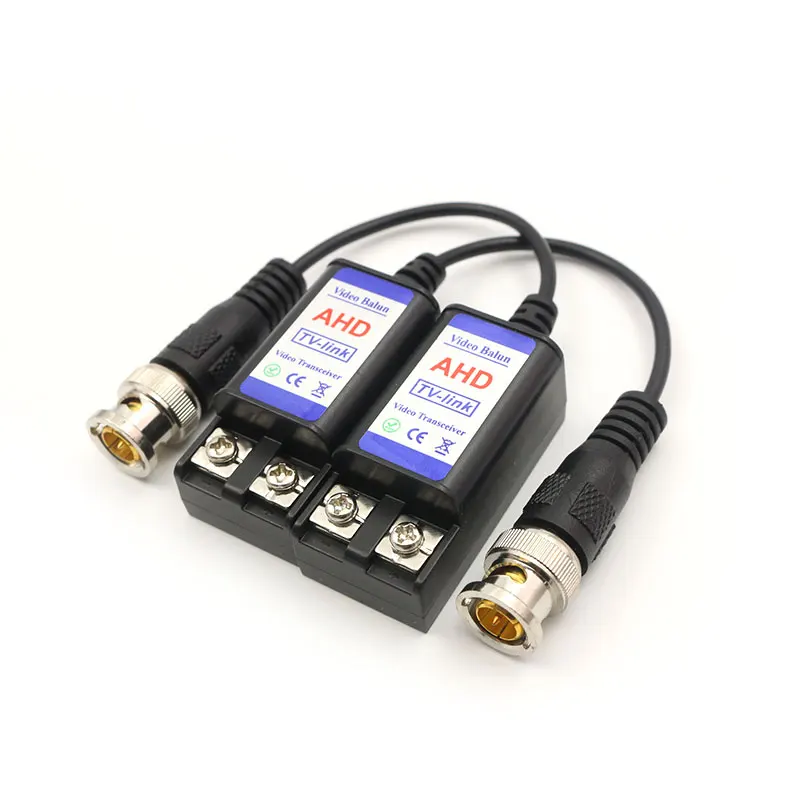 1080p 5mp CVI TVI AHD CVBS HD passive single channel video balun with CE FCC ROHS 2 years warranty for CCTV cam accessories