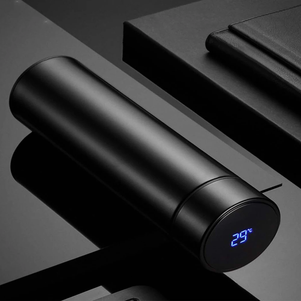 Insulated water bottle vacuum flask Smart Thermos Water Bottle with Led Temperature Display