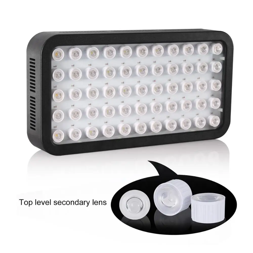 Big discount Manual Knob control 165w coral reef tank black aquarium light