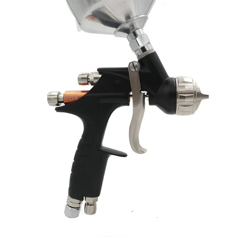 Multi-functional repairable sprayable pneumatic spray gun with metal Swivel cup