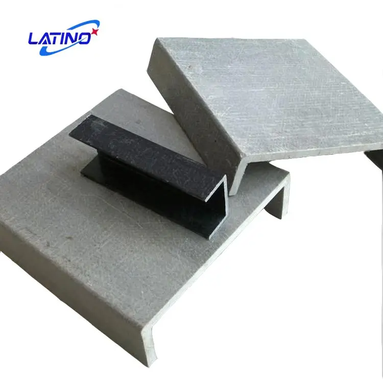 High strength fiberglass pultruded FRP profiles C channel