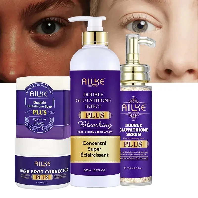 Women Beauty Skin Care Sets & Kits Facial Cream Collagen Snail Whitening Skin Care Set For Black Skin
