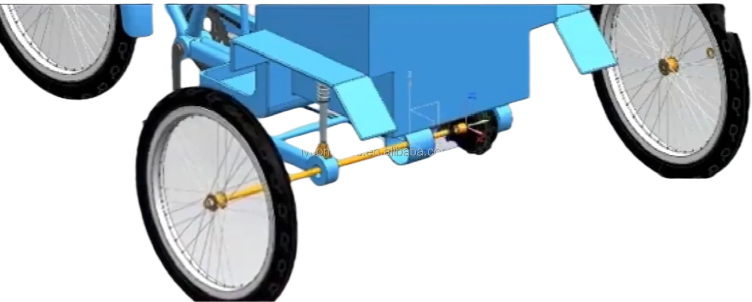 LVCO electric atv independent suspension front swingarms wishbones a-arm chinese trike rear axle motor kit