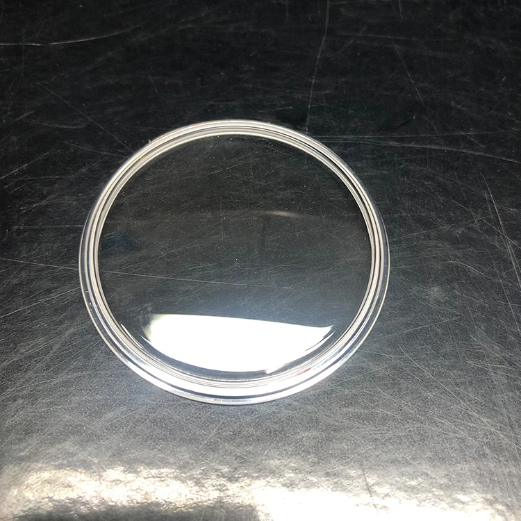 Pot Shaped Chamfer Watch Crystal Synthetic Sapphire Lens