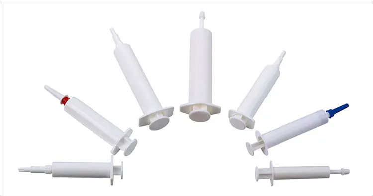 10ml 20ml 30ml 50ml 60ml Plastic Luer Slip Big Veterinary Injection Syringes