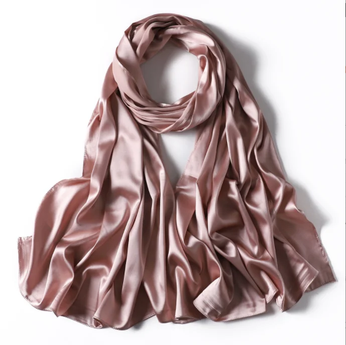Factory outlet satin scarf many colour scarf for women luxury gloss scarves muslim hijabs copy silk hijab