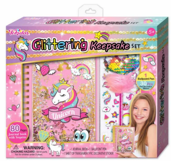 2024 toddler writing folding diary face painting kit manufacture DIy Secret stick book educational learning materials write book