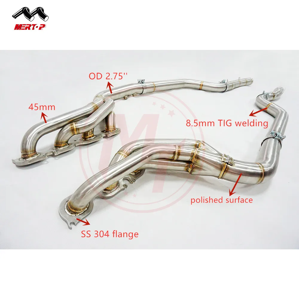 Mertop Ben * z AMG C63 W204 M156 6.2L 6.3L 2008-2014 длинная трубчатая заглушка + канальная