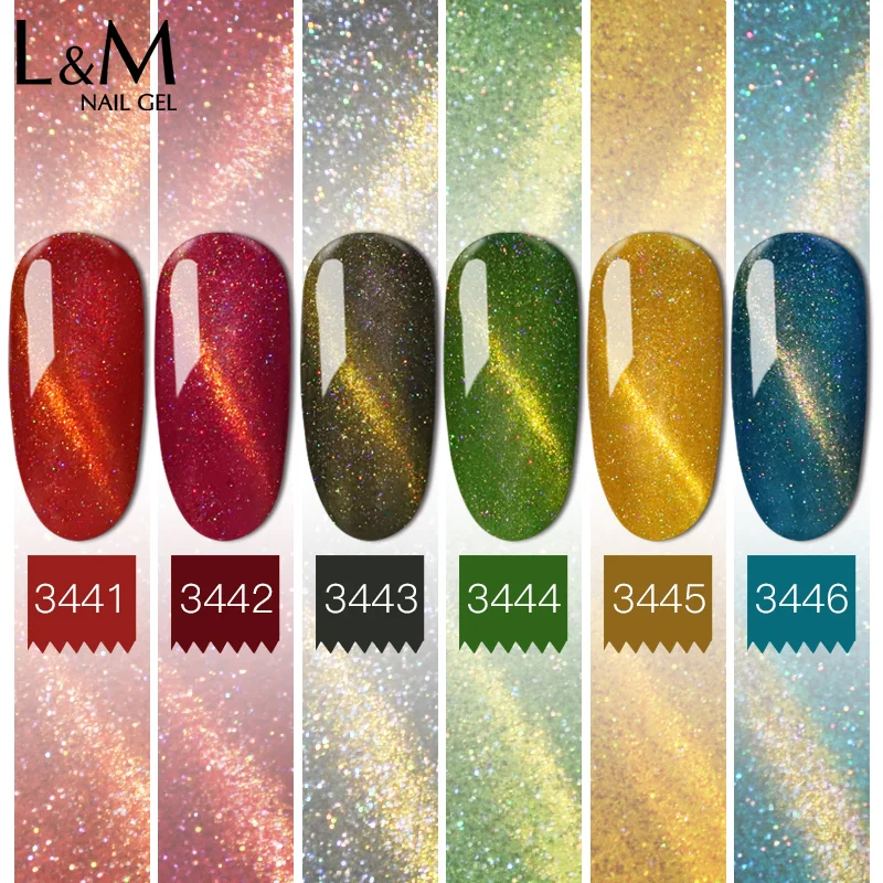 China Wholesale Supplier Rainbow Magneto Gel Nails Polish Magnetic Gel Varnish