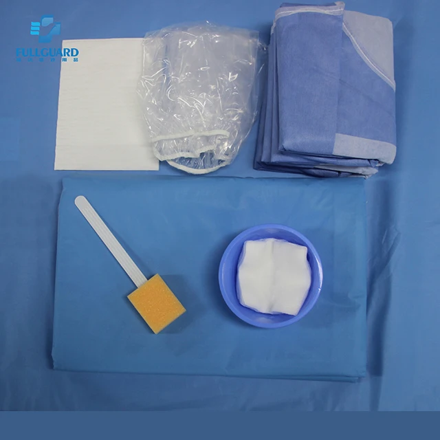 Medical Consumable Disposable Surgical Angiography Pack Sterile Angio drape set