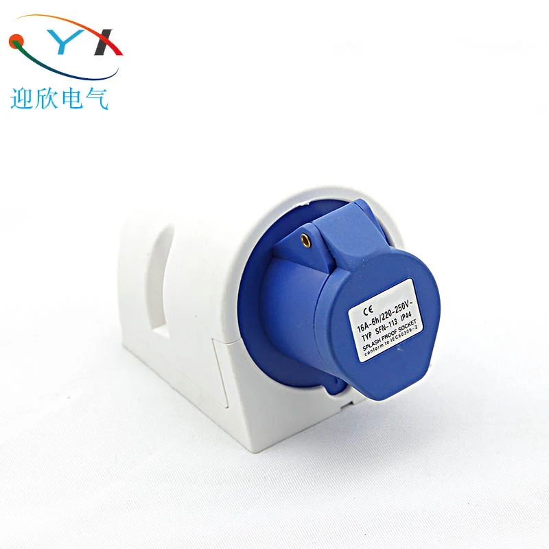 SEMKO 380v 400v Hot Sale male and female Industrial Socket 3 Pin Connector cable Socket