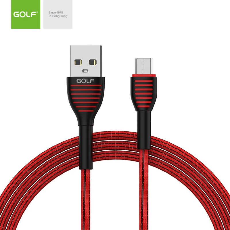 Fast Charging 3A Cable USB to Micro Double Colour Fabric Braided 1m Data Transmission Cable for Android Mobile Accessory
