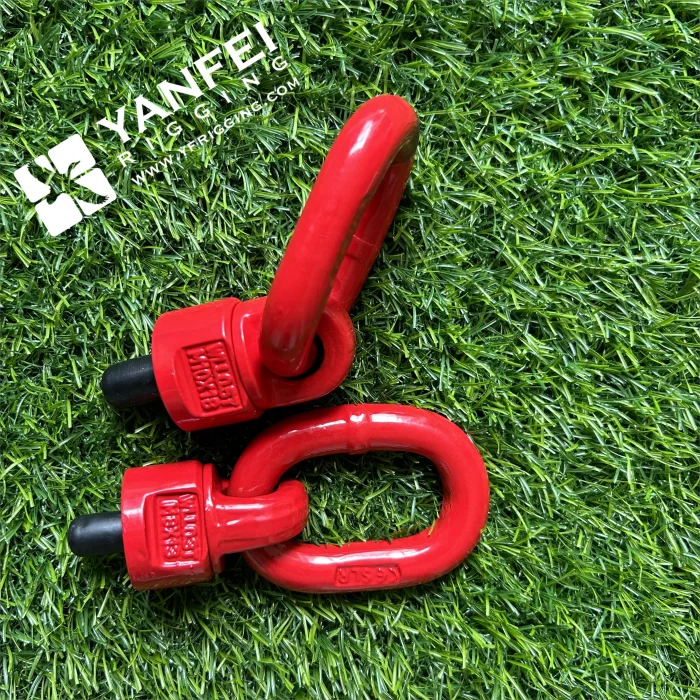 Alloy Steel 360 Rotation Hoist Ring G80 Swivel Eye Bolt With Ring, Lifting Point