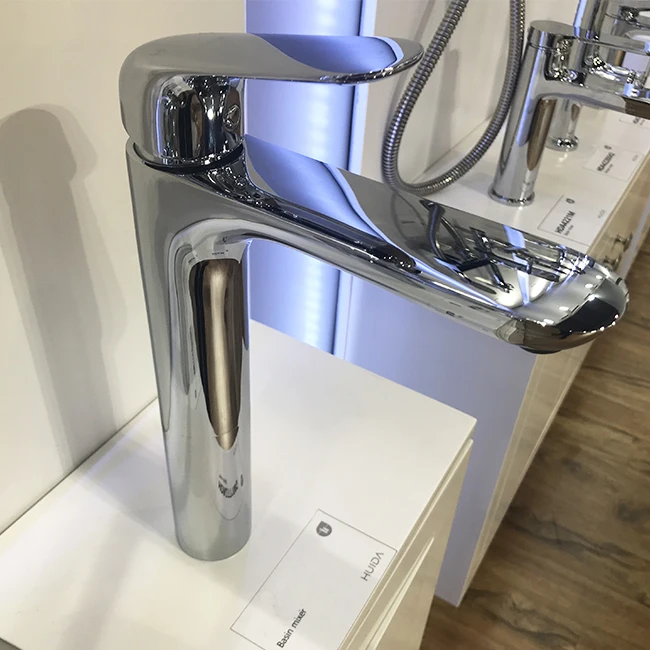 HUIDA higher commercial sanitary ware vanity hot cold mixer bathroom wash basin faucet