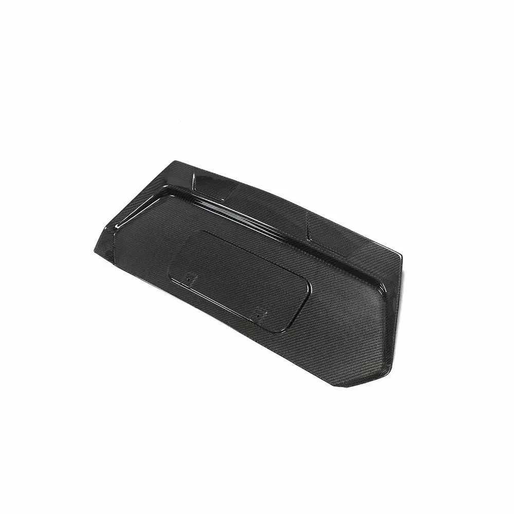 Carbon fiber Exclusive custom designed rear bumper license plate panel  for Corvette C8 rear bumper license plate frame panel