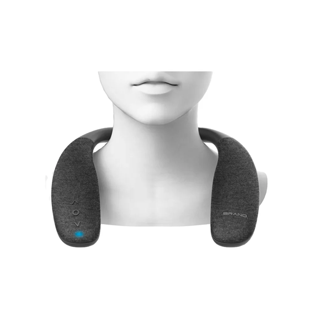 Wearable neckband speaker Wholesale price wireless bluetooth 5.0 speaker splash waterproof ipx4 speaker OEM pravite dropshipping