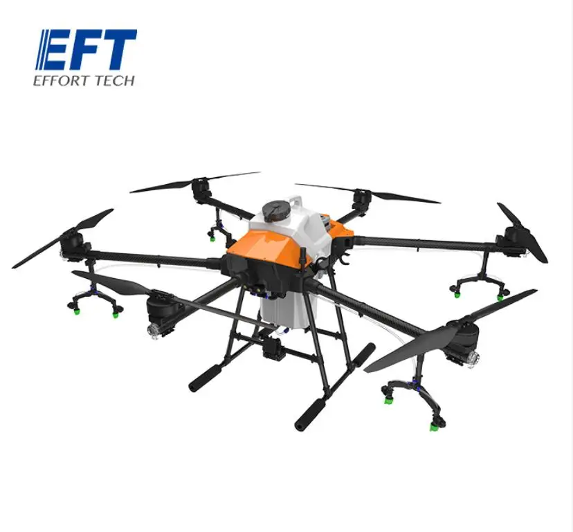 2021 Новый EFT G630 6-осевой 30L 30 кг сельскохозяйственный распылитель Дрон 8L насос VD32 T12 H12 K ++ K3A V7 с комплектом питания Hobbywing