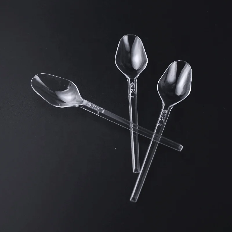 Individually wrapped cutlery disposable ice cream spoon milk powder plastic spoon, plastic tea spoon