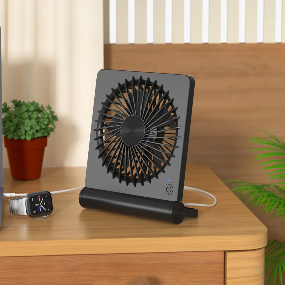 usb rechargeable portable handheld fan pocket desktop fan small wall ceiling hanging fan