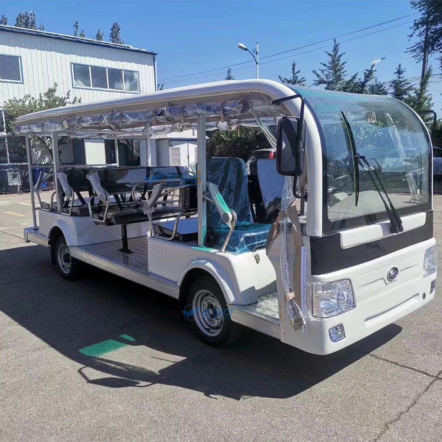 Mini City Sightseeing Long range electric bus 16 seater Luxury Air conditioning coach bus 18 seater buses