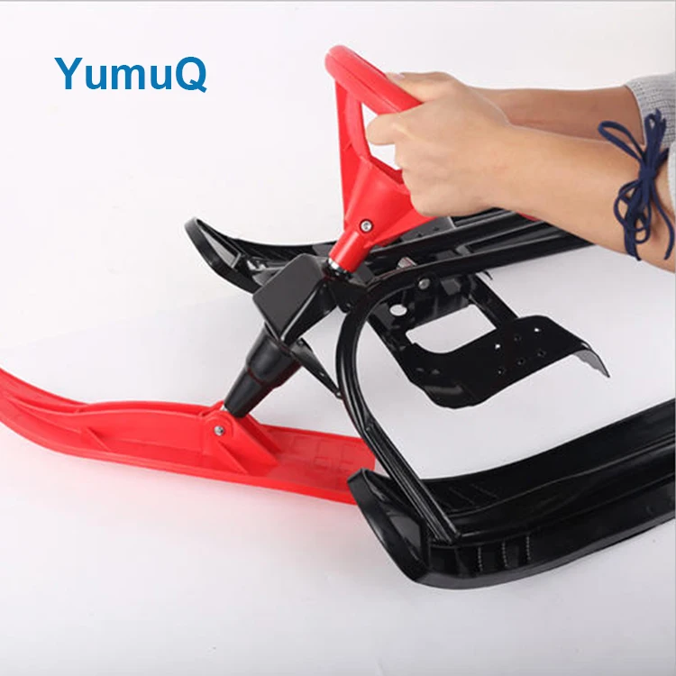 YumuQ Winter Cold Resistance Heavy Duty Snow Racer Sled, Custom Colorful Sled Snow Recycled
