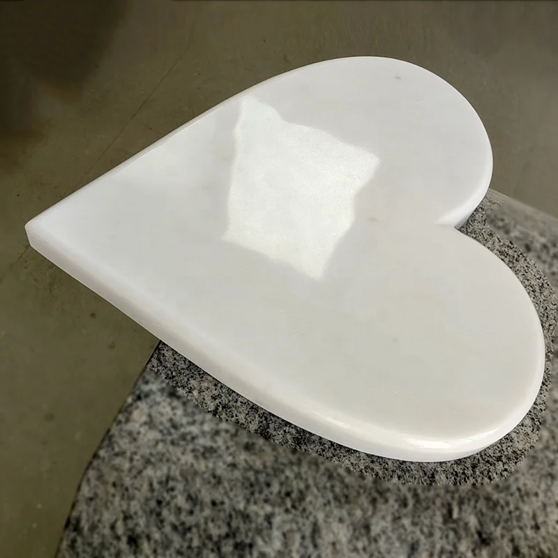 Modern Art Decoration Marble  Heart Shaped  Sculpture For Sale