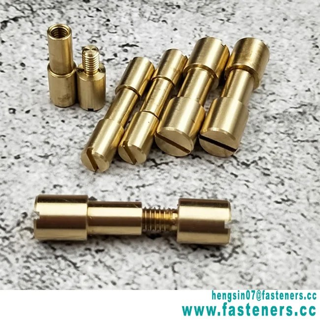 Hot Sale Factory Custom Stainless Steel or Brass Corby Bolt Screw Knife Handle Screw