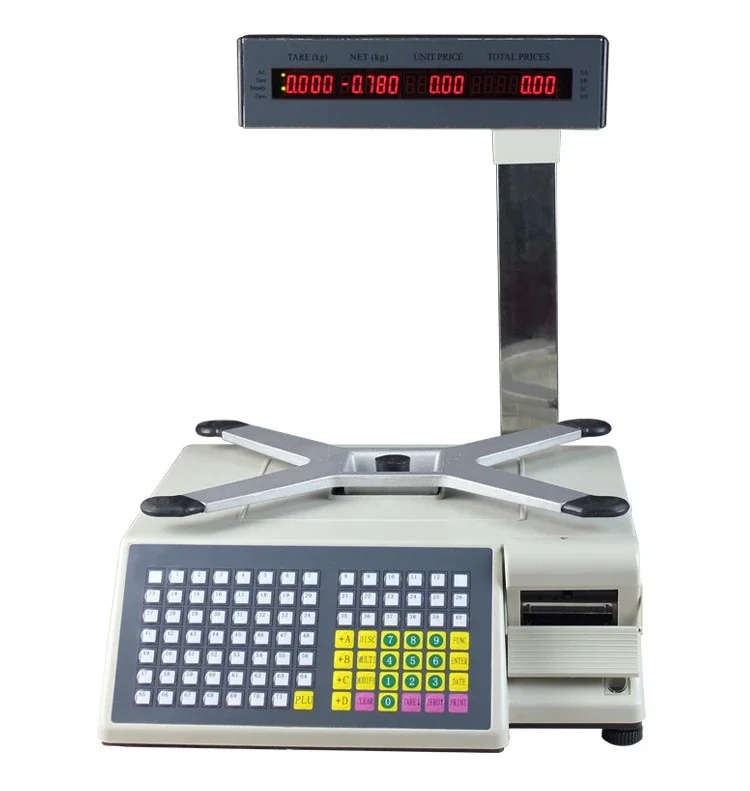 
digital scale dahua 15kg best sale Retail Barcode Electronic Weighing scale with 4000 PLUs data storage 