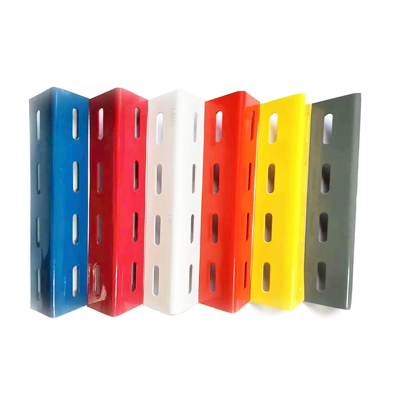 Powder Coated Equal or Unequal steel Punching Slotted Angle Bar