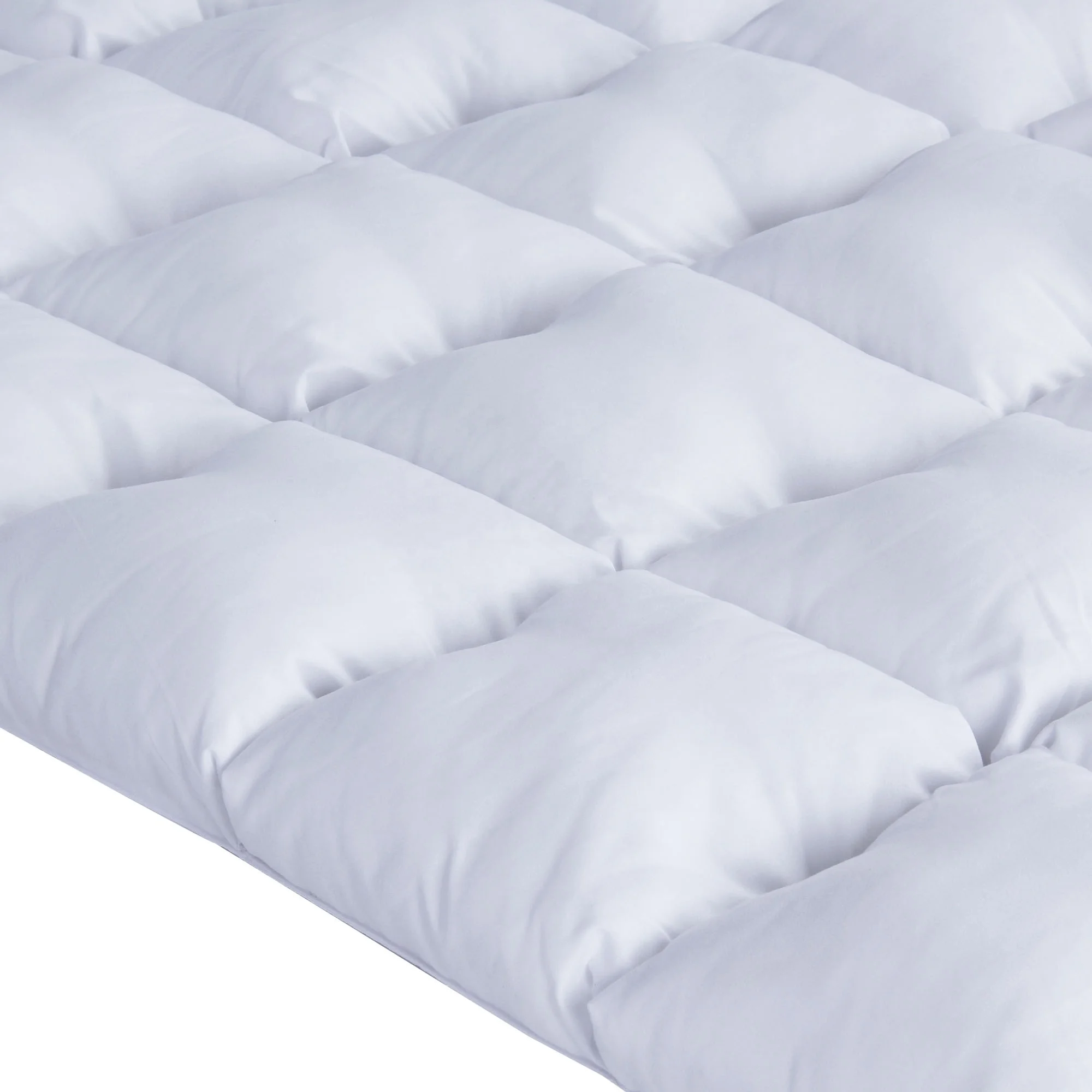 Hot Never go flat handmade baffle box & down alternative fiber mattress topper