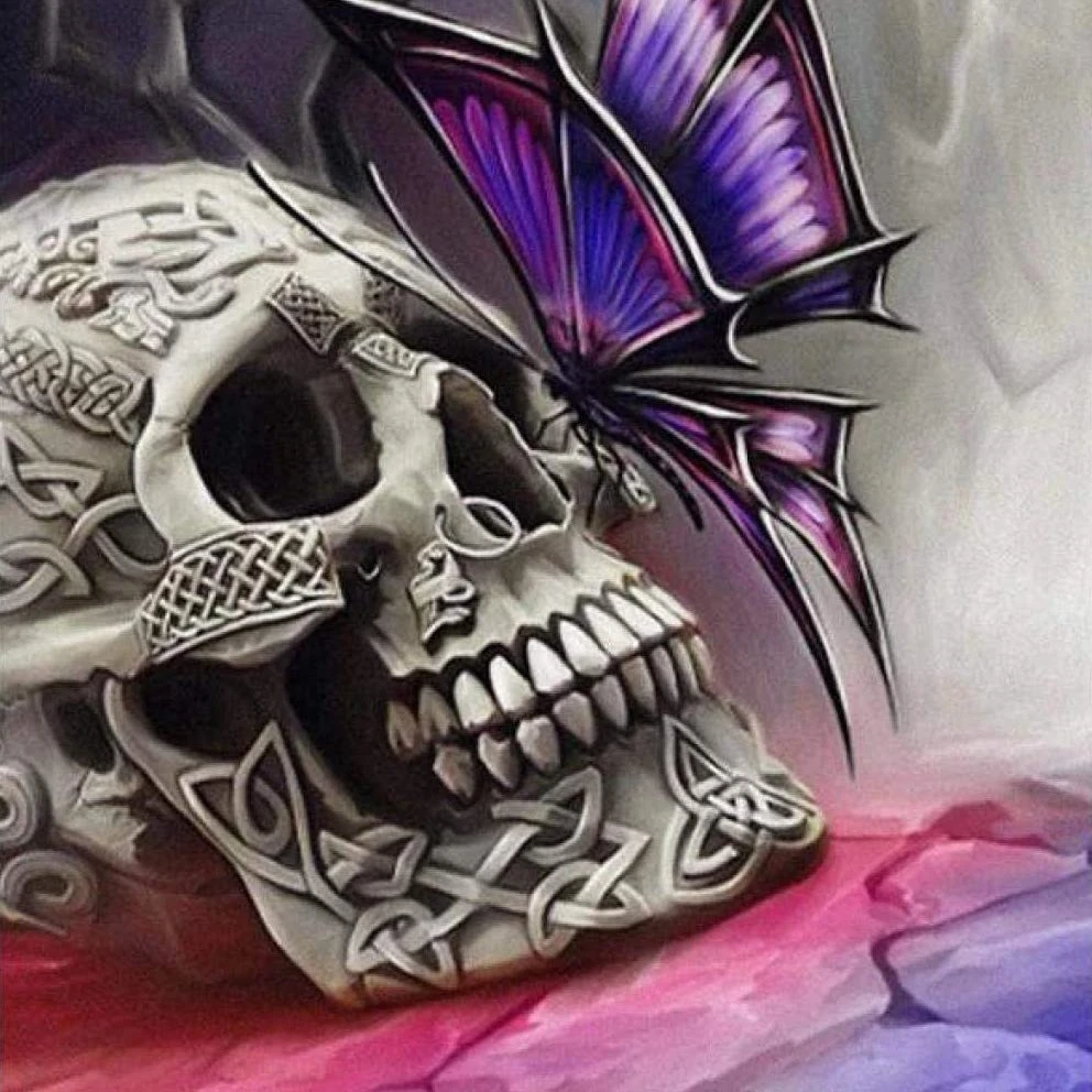 Butterfly in Hades Painting 5d Diy Diamond Painting Art Full Square Drill 5d Diamond Painting Kit