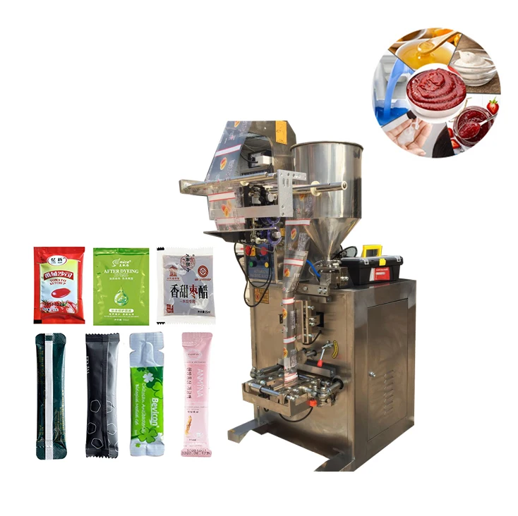 Volume cylinder counting automatic tomato paste cream syrup honey stick packaging machine