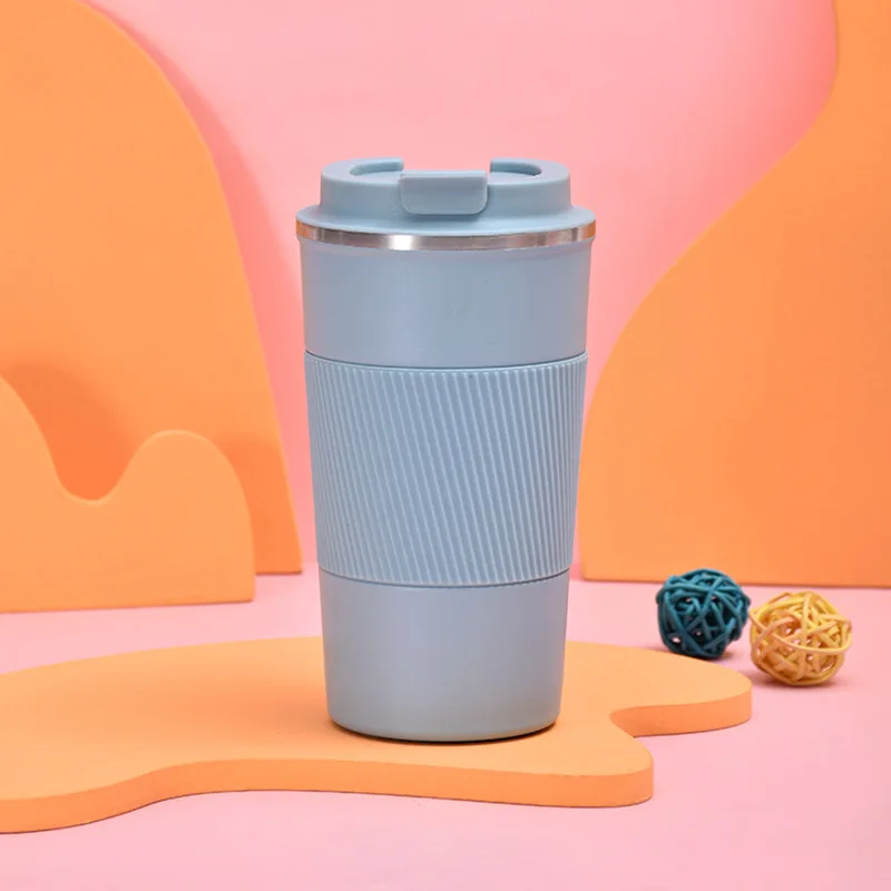 New Design High Quality Blank Ceramic Liner Coffee Cup Office Travel Portable Car Water Cup